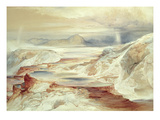 Hot Springs of Gardiner's River  Yellowstone  1872 (W/C on Paper)