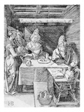 Salome Presenting the Head of the Baptist to Herodias  Engraved by Jacob Binck (Engraving)