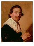 Portrait of Jean De La Chambre at the Age of 33  1638 (Oil on Panel)