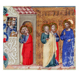 St John Imprisoned and Sending Two Disciples to Christ (Vellum)