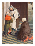 The Seven Sacraments Altarpiece  Detail of the Baptism  the Confirmation and the Confession