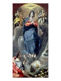 The Immaculate Conception Contemplated by St John the Evangelist (Oil on Panel)