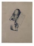Jules De Premaray (1819-68) from a Photograph by Nadar  C1858 (Pencil on Paper)