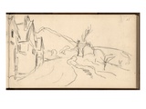 The Rocks at Falaise (Pencil on Paper)