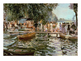 La Grenouillere  1869 (Oil on Canvas)