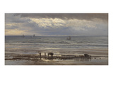 Kelp Gatherers - a Grey Morning  1874 (Oil on Canvas)