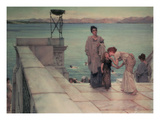 The Kiss  1891 (Oil on Panel)