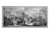 Funeral of Patroclus (Pen and Black Ink and Grey Wash and Pierre Noire on Paper)