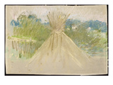 The Small Haystack  1882 (Pastel on Paper)
