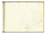 Mills Near Zaandam (Pencil on Paper)