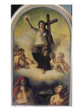 The Virgin of the Sacred Heart  1821 (Oil on Canvas)