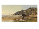 Coastal Scene (Oil on Panel)