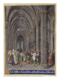 St Veran Exorcising the Possessed in the North Aisle of the Cathedral of Notre-Dame De Paris