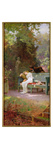 A Stolen Kiss (Oil on Canvas)