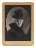 Alice Monet (1844-1911) 1899 (Silver Print) (B/W Photo)