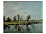 Water Meadows Near Salisbury  C1820 (Oil on Canvas)