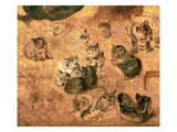 Study of Cats  1616 (Oil on Panel) (Detail of 65879)