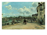 View of Pontoise: Quai Au Pothuis  1868