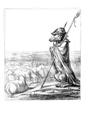 La Fontaine Renewed'  Prussian Wolf Disguised as a Shepherd to Guard German Sheep