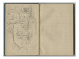 Landscape  from a Sketchbook  1888-89 (Pencil on Paper)