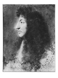 Portrait of Louis Xiv  Young  in Profile to the Left  C1669-70 (Pastel on Grey Beige Paper)