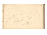 Loop of the Seine at Rouen (Pencil on Paper)
