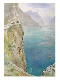On the Italian Coast  1896 (W/C on Paper)
