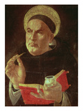 StThomas Aquinas (Oil on Panel)