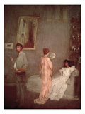 Whistler in His Studio  1865-66 (Oil on Paper)