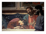 The Last Supper  Detail of Judas  Christ and St John  1447 (Fresco) (Detail of 85172)