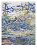Waterlilies  1917-19 (Detail of 160656) (Oil on Canvas)