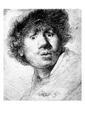 Self Portrait  1630 (Etching)