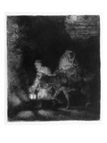 The Flight into Egypt  1651 (Etching)
