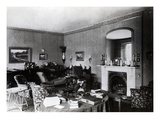 The Drawing Room at Down House (B/W Photo)