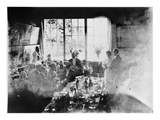 Wedding Meal of Suzanne Hoschede and Theodore Earl Butler  20 July 1892 (B/W Print)