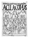 The Chosen Virgins (Woodcut)