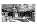 Unveiling the Statue of the Late Charles Darwin in the Natural History Museum  South Kensington