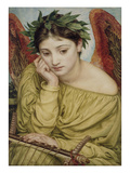 Erato  Muse of Poetry  1870 (W/C on Paper)