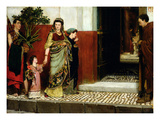 Returning from Market  1865 (Oil on Panel)