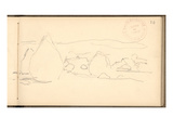 Haystacks at Giverny (Pencil on Paper)