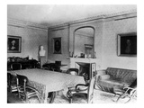 The Dining Room at Down House (B/W Photo)