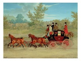 The Exeter Royal Mail on a Country Road