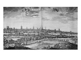 The City of Bristol (With Key)  1717 (Engraving)