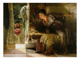 Welcome Footsteps  1883 (Oil on Canvas) (See also 15132)