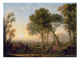 Landscape with a Country Dance (Oil)