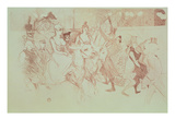 A Gala at the Moulin Rouge  1893 (Pencil on Paper)