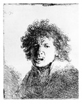 Self Portrait  1630 (Etching)