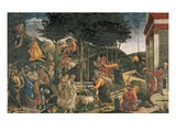 The Youth of Moses  in the Sistine Chapel  1481 (Fresco) (For Detail See 315896)