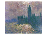 Parliament  Reflections on the Thames  1905 (Oil on Canvas)