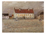 Square  Fort-Philippe  1902 (Oil on Panel)